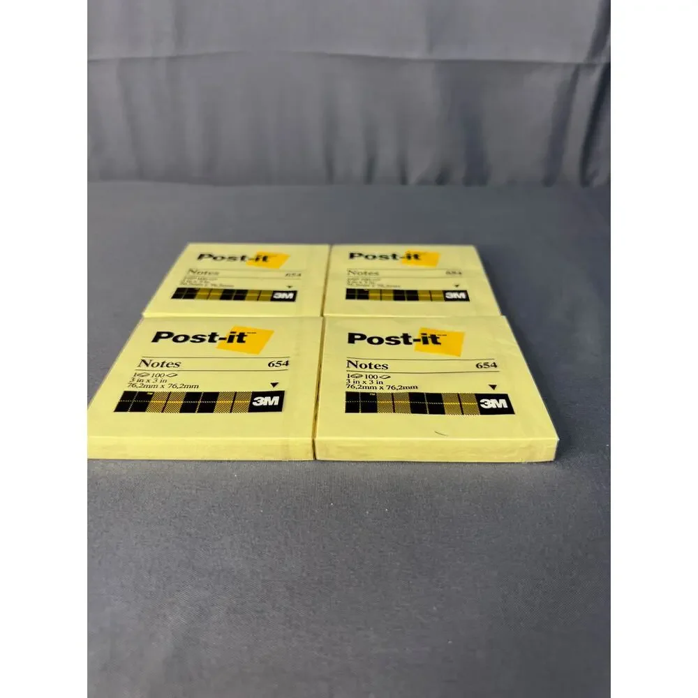 Vintage Post-Its 1991 Three Packs NIP Sealed NOS